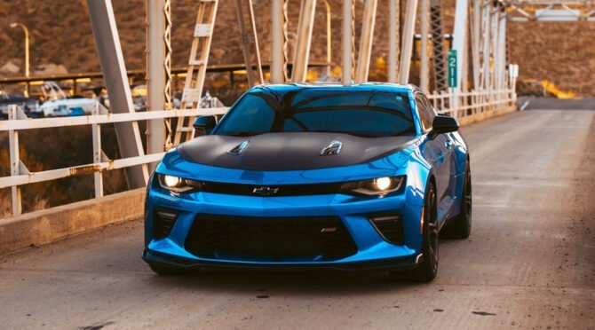 Chevrolet Camaro 2-door convertible blue